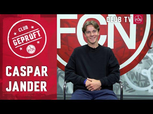 "Gefällt mir schon sehr gut hier" | CLUB GEPRÜFT mit Caspar Jander | 1. FC Nürnberg