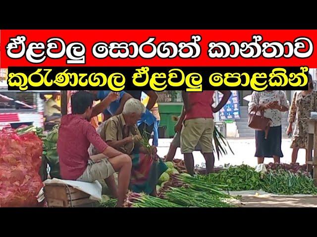 ඒළවලු  සොරාගත් කාන්තාව | vegetable market in sri lanka  | Street Food  in sri lanka