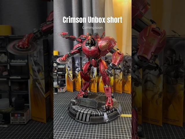 Pacific rim Crimson Typhoon from Infinity studio unbox short coming soon #figure  #pacificrim