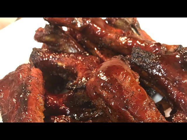 OLD SCHOOL OVEN BAKED STICKY HONEY BBQ FINGER RIBS