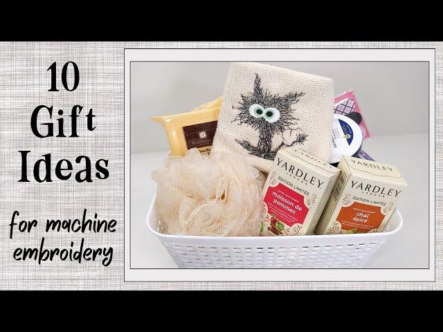 10 Quick & Unique Last-Minute Gifts You Can Create with Your Embroidery Machine Today!