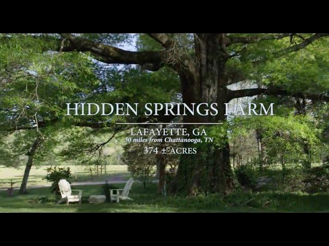 HIDDEN SPRINGS FARM | Todd Henon