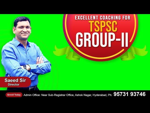 TSPSC GROUP-2 COACHING (English Medium)  || SHINE INDIA ACADEMY