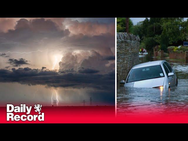 Met Office issues 'danger to life' thunderstorm warning for this weekend