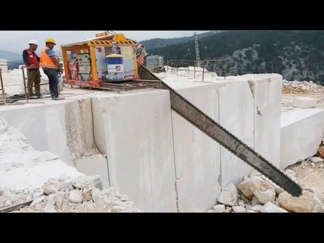 Modern Stone Mining Technology || Fastest Marble Mining Heavy Equipment || Machinery Magazine