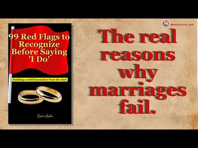 (No.59  Secretive About Past) || 99 Red Flags to Recognize Before Saying 'I Do'