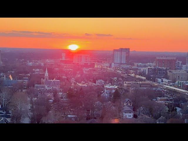 Drone Sunset, Oak Park