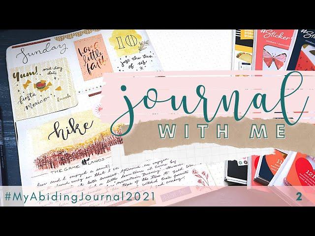 JOURNAL WITH ME | 2 | journaling with watercolor #myabidingjournal2021