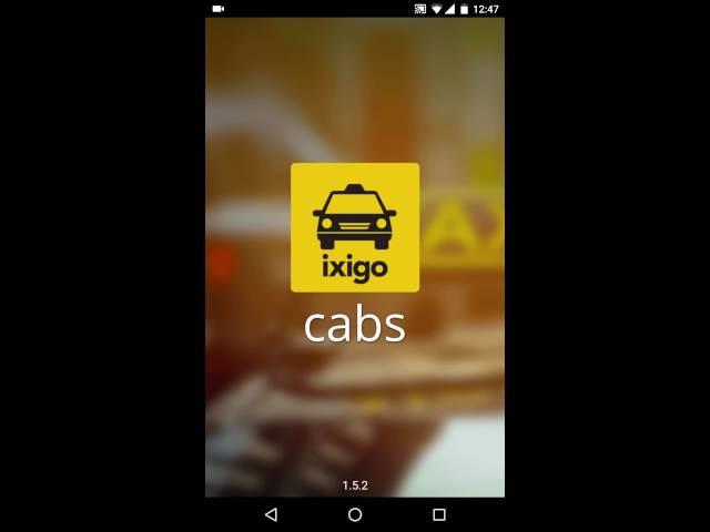 ixigo cabs app - 1-tap booking