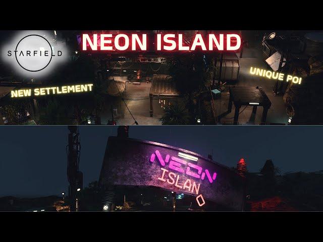 Starfield | Neon Island Trailer #1 (Upcoming Creation, Unique Settlement)