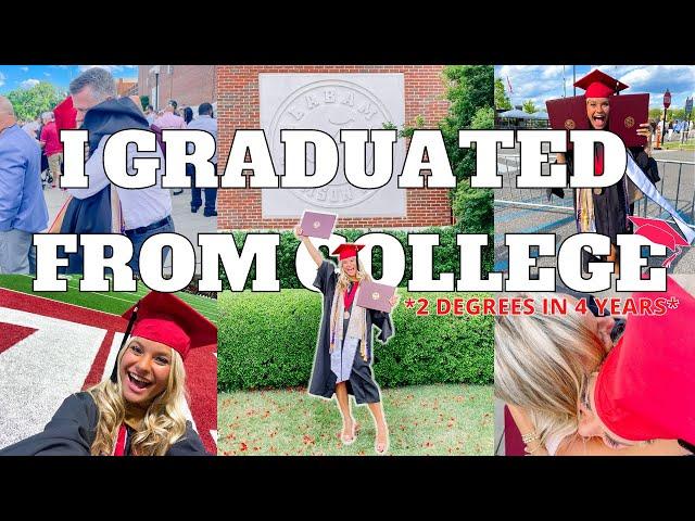 COLLEGE GRADUATION VLOG: I DID IT! || The University of Alabama