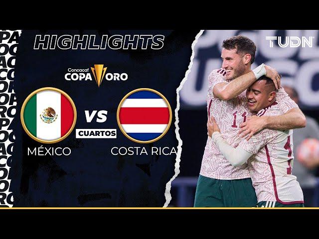 HIGHLIGHTS | México vs Costa Rica | Copa Oro 2023 | TUDN