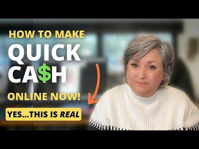 How to Make QUICK CASH NOW! This Video SHOWS You THREE Ways ANYONE Can Make $$$ in Their Spare Time