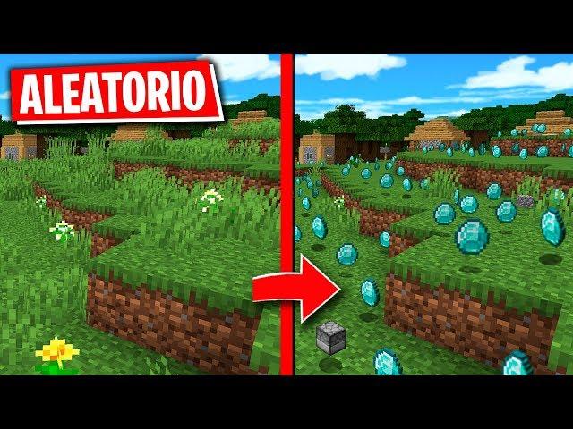 ¡Conseguimos DIAMANTES INFINITOS con MINECRAFT ALEATORIO!  MINECRAFT RANDOM