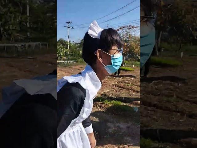 พี่กายแต่งชุดเมด