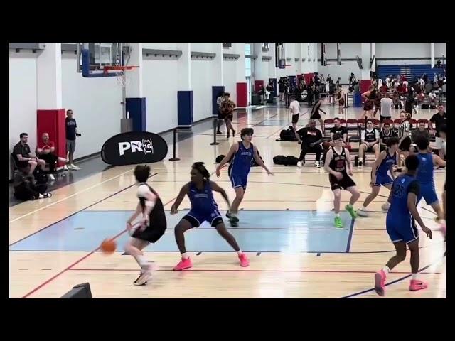 ‘25 Gavin Gross, summer of ‘24 learning to play in the post.