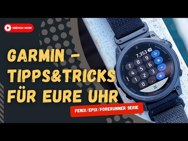 Unlock your Garmin: Tipps & Tricks, die du kennen musst!