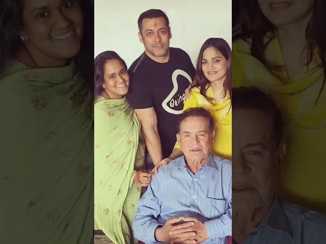 Salman Khan With His Family️ Brothers Sohail & Arbaaz Khan Sisters Arpita & Alvira Khan #shorts