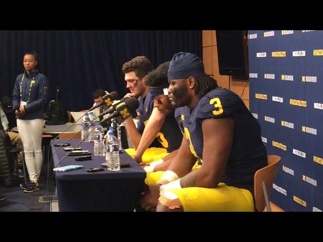 Michigan QB John O’Korn breaks down after loss vs Ohio State