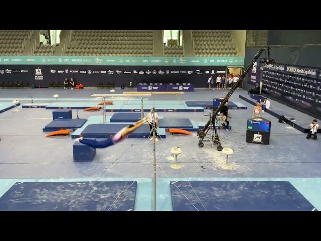 2024 Osijek World Cup  Horizontal Bar Qualifying round Chia-Hung TANG克羅埃西亞世界盃 單槓預賽 唐嘉鴻