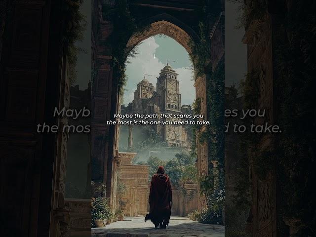 Growth lies beyond the fear.