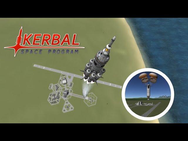 KSP: Reusable Rocket to Low Kerbin Orbit (Stock)