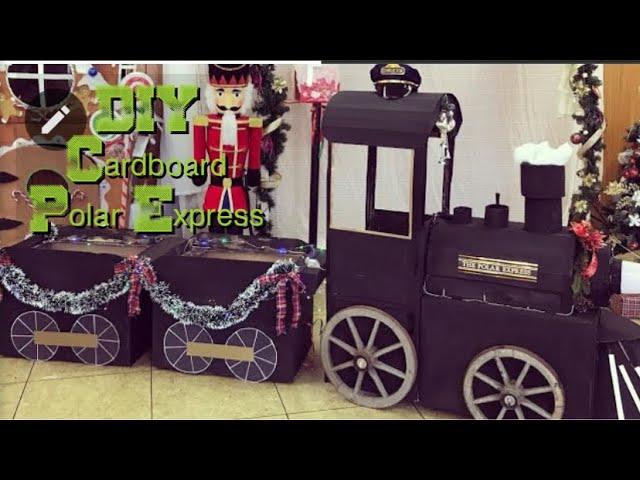 How to make | DIY Cardboard Polar Express | Cardboard train