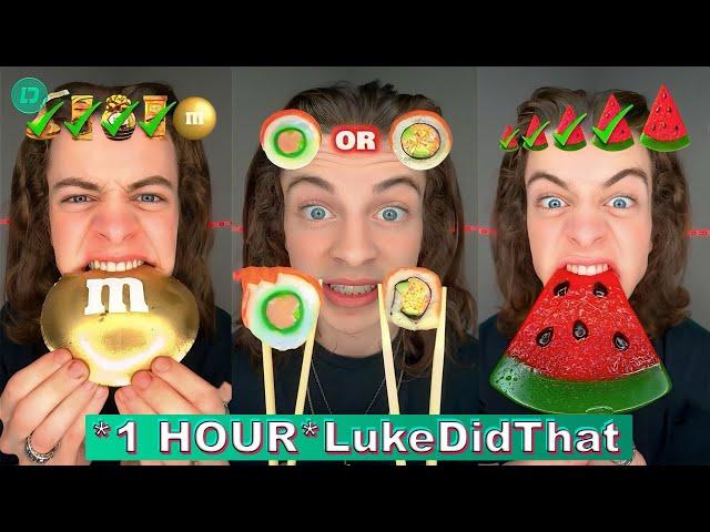 *1 HOUR* LukeDidThat *Spicy Food Challenge* TikToks 2024 | Best LukeDidThat TikTok Compilations