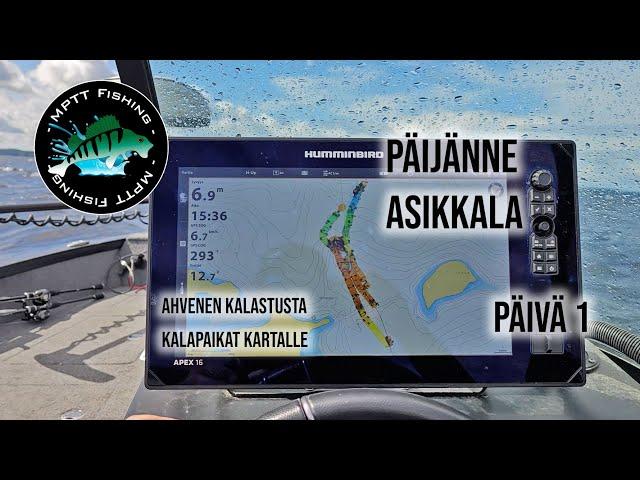 Kalapaikat kartalle | Ahvenen kalastus | Päijänne | Asikkala | Päivä 1 | MPTT Fishing