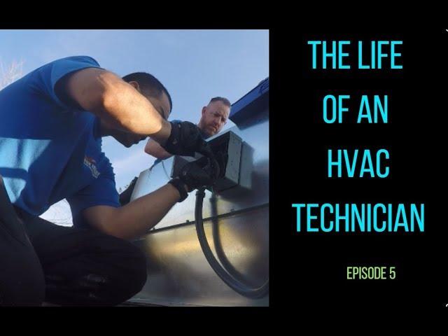 The Life of an HVAC Technician - Episode 5 - Installing a Package Unit on a Rooftop