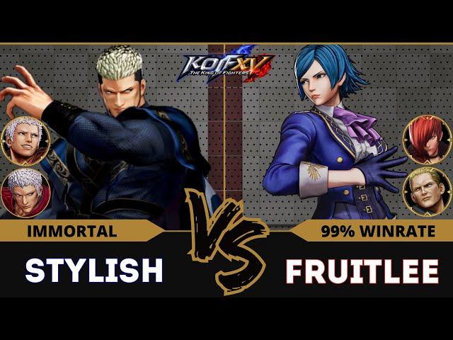 KOF XV⭐STYLISH (Yashiro/O.Yashiro/Goenitz) vs FRUITLEE (Iori/Geese/Elisabeth)⭐Ranked Match - 11/24