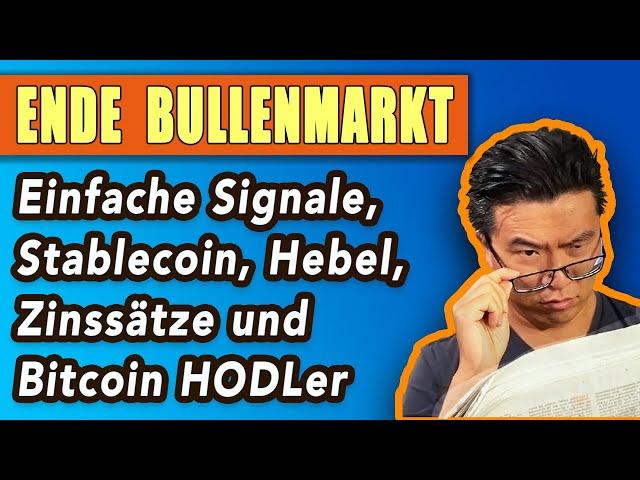 Wann steige ich aus - Krypto Exit Signale 2025/26 : Stablecoin, Ethena, USDS, Bitcoin und Hebel