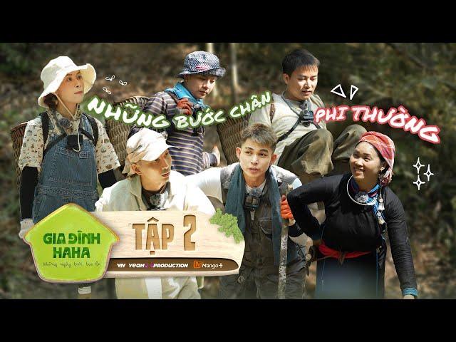 Gia đình Haha - Tập 2 | Bài học sinh tồn trên rừng đầu tiên, Jun Phạm gặp "sự cố" phải vào trạm xá