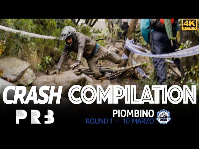 CRASH SLOWMO-PILATION: TES #1 - Piombino 2024 | Wet Race = Funny Race