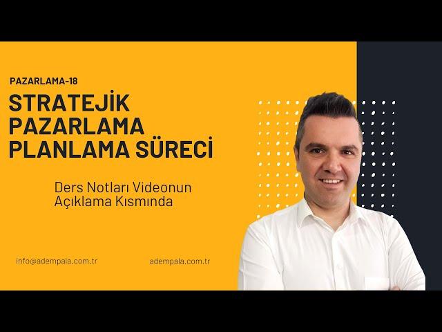 STRATEJİK PAZARLAMA PLANLAMA SÜRECİ-1