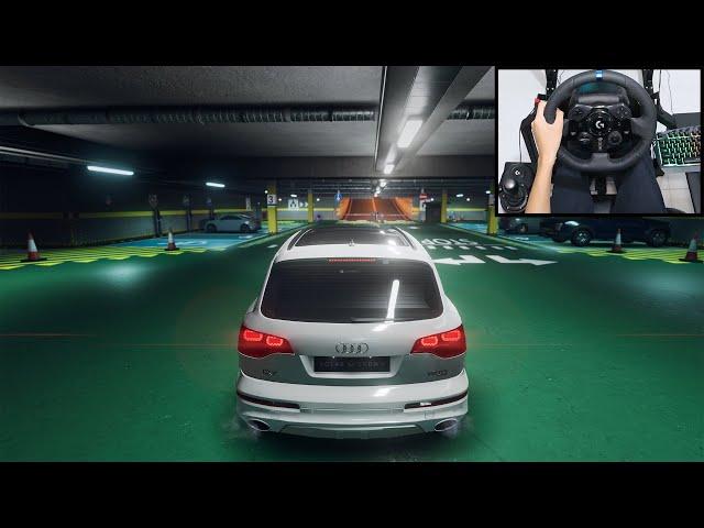 Audi Q7 V12 TDI - Test Drive Unlimited Solar Crown | Logitech g923 gameplay