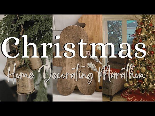 CHRISTMAS DECORATING MARATHON | CHRISTMAS DECOR IDEAS 2024 | CHRISTMAS DECORATIONS 2024