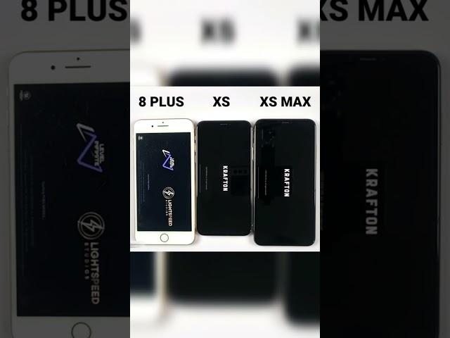 iPhone 8 Plus Vs iPhone Xs Vs iPhone Xs Max PUBG TEST