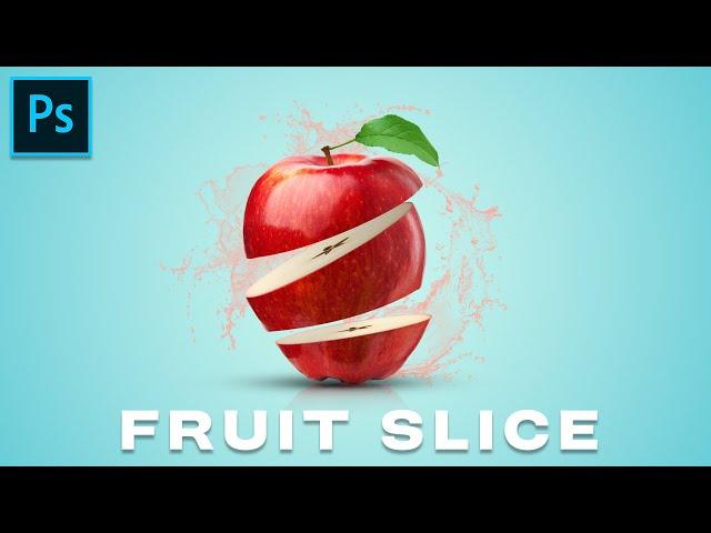 Fruit Slice effect in Photoshop #photoshop