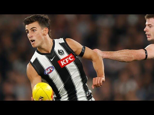 Nick Daicos AFL Debut Highlights (27 Disposals, 4 Tackles)