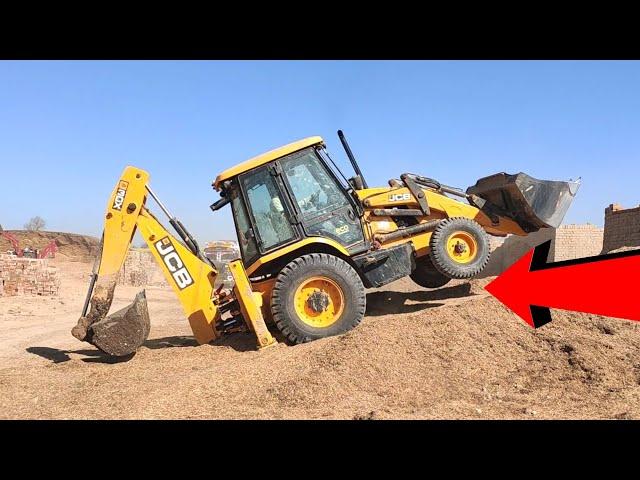 JCB 3DX Working for Truck Ramp | Jcb videos || Raju ki Masti