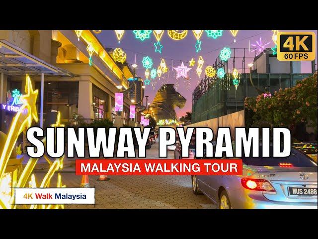 [4K 60fps HDR] SUNWAY PYRAMID - THEME PARK, MALL & HOTEL | Malaysia Walking Tour 2024