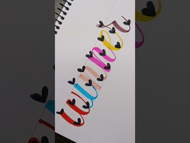 The meditative art of calligraphy #calligraphy #shorts