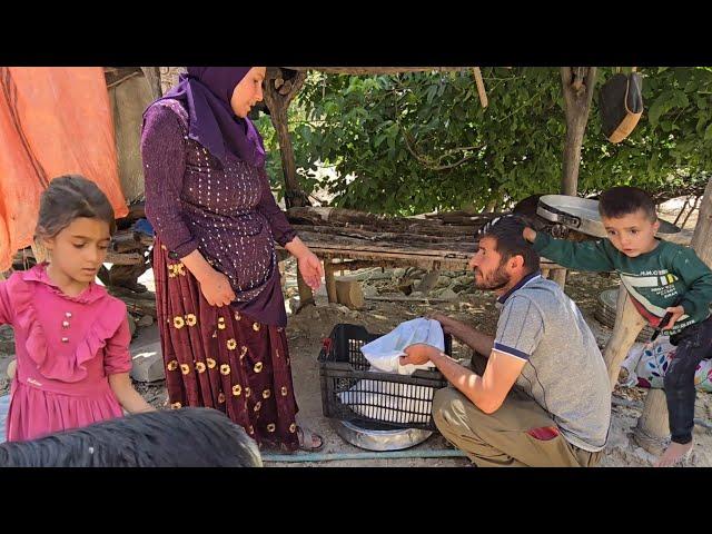 Children's joy and dance while preparing Curd by Atabak and Shahin
