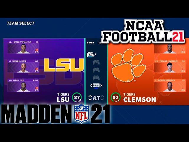 How to Play as COLLEGE FOOTBALL Teams in Madden 21