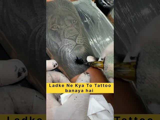 Lion Face Tattoo On Hand And Tattoo Ideas #shorts #shots #tattoo #liontattoo