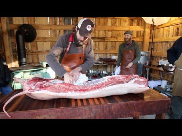 The Proper Way to Remove the Leaf Lard and Tenderloin With Hand Hewn Farm