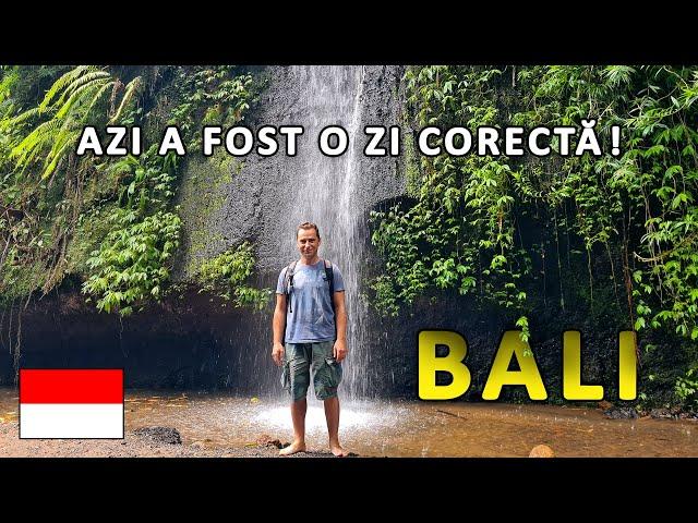 AVENTURA de 1 zi la 3 CASCADE frumoase din BALI, Indonezia