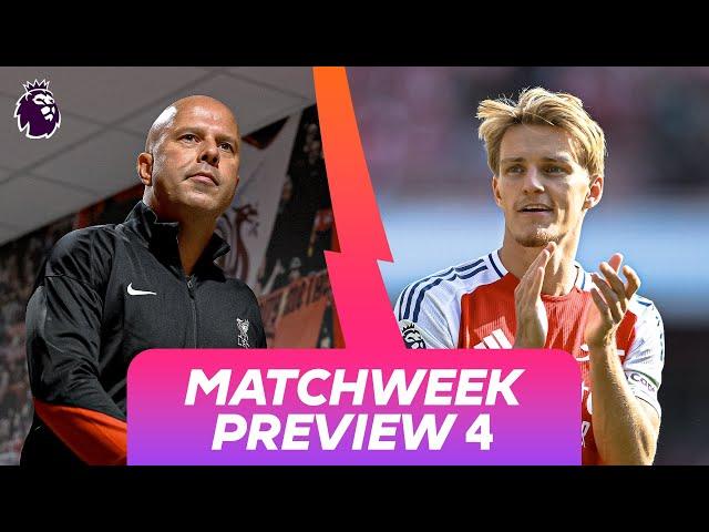 Arne Slot chases history & Arteta's midfield problems | Matchweek 4 Preview