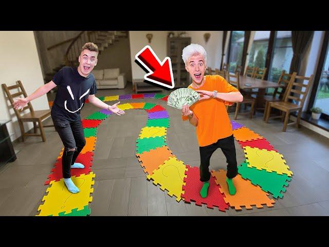 THE BIGGEST FLOOR GAME IN THE WORLD ! THE WINNER GETS $10,000 !